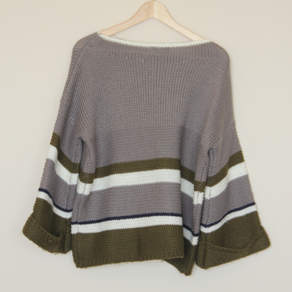ROOLEE knit bell sleeve sweater